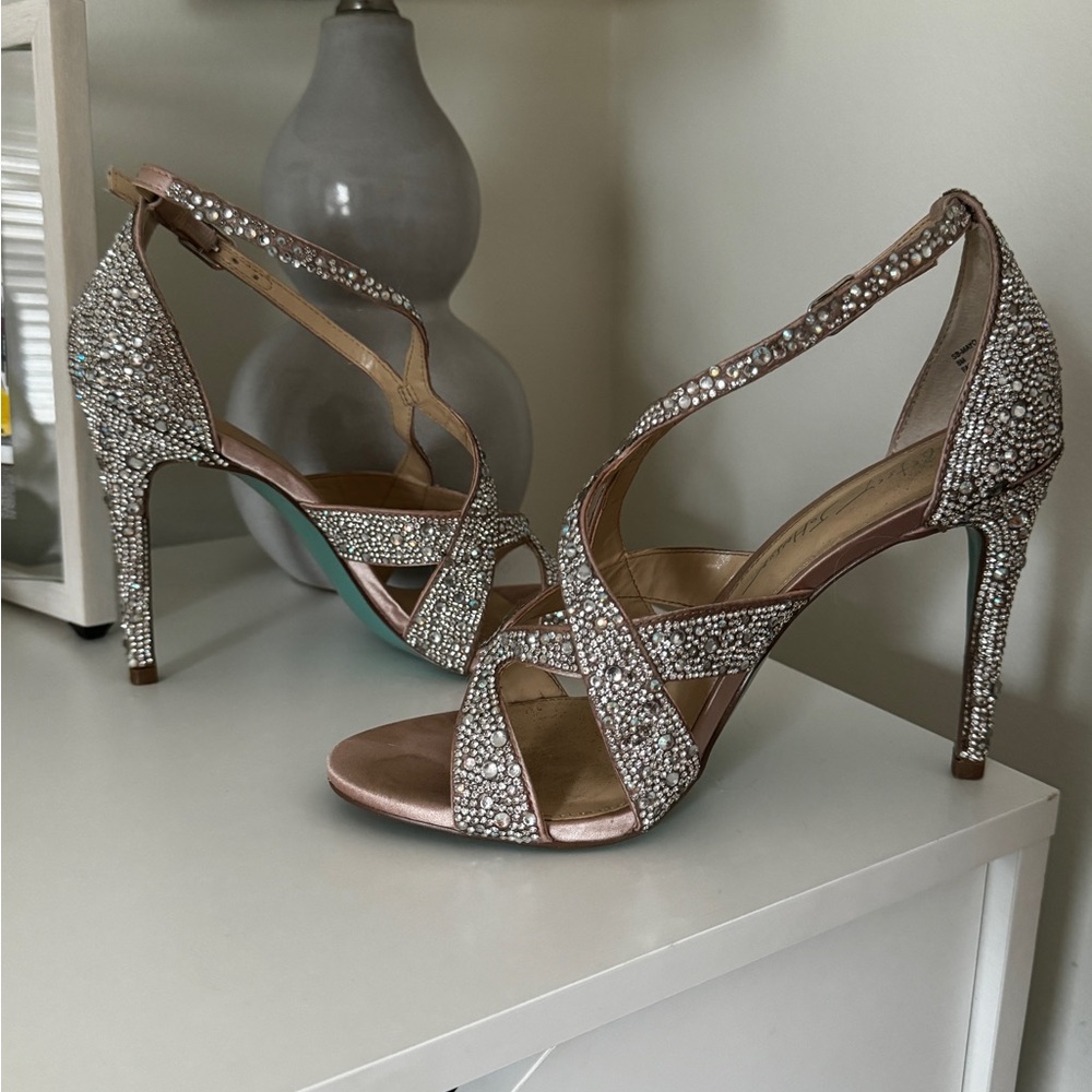 Betsey Johnson Sparkle heels